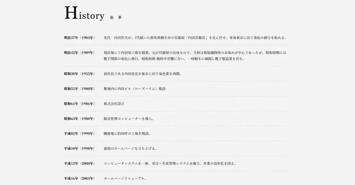 小石川染色工房のウェブサイト制作しました。